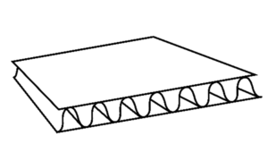 tektura falista 3warstwowa